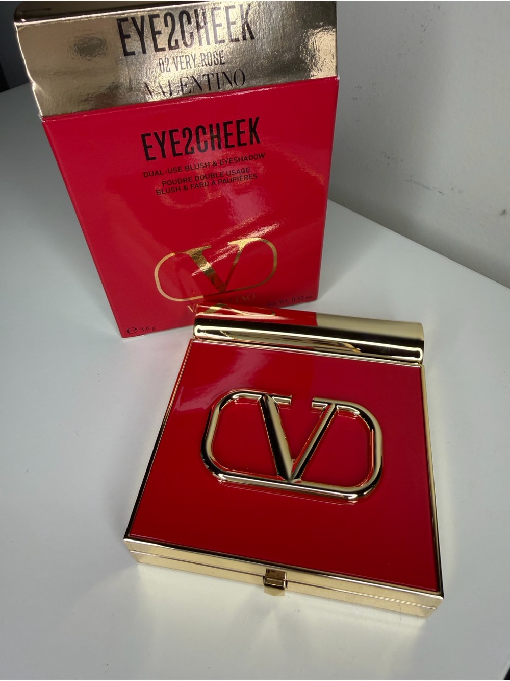 Valentino Eye2Cheek Dual-Use Blush & Eyeshadow — Very Rose 02